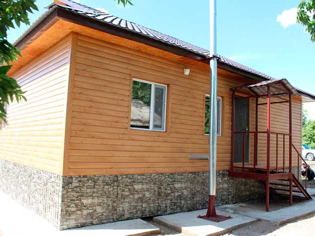 Дом ЛСТК для пострадавших от наводнения весной 2015 года Дом ЛСТК для пострадавших от наводнения весной 2015 года