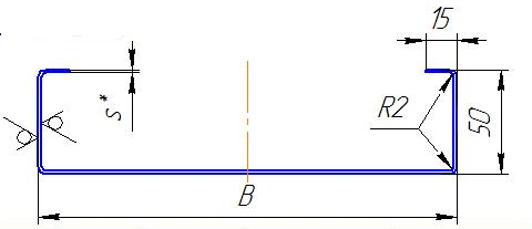 Термопрофиль стоечный
