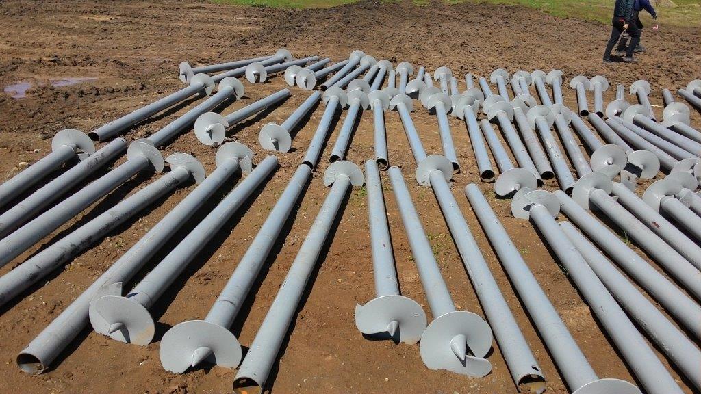 Изготовление и монтаж винтовых свай Изготовление и монтаж винтовых свай