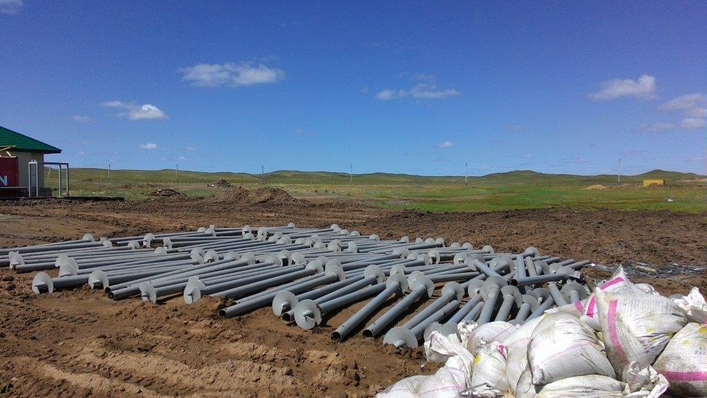 Изготовление и монтаж винтовых свай Изготовление и монтаж винтовых свай