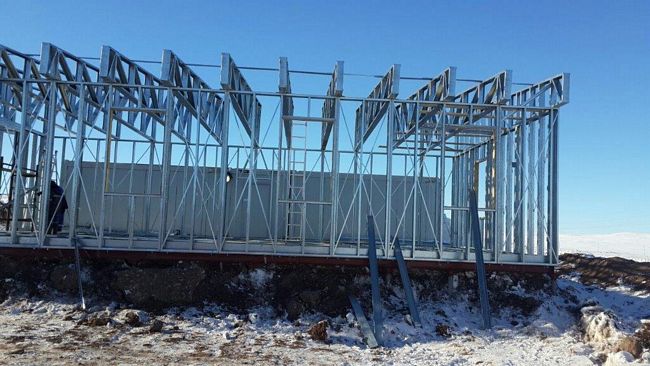 Строительство медицинского пункта в посёлке Терректы с использованием ЛСТК Строительство медицинского пункта в посёлке Терректы с использованием ЛСТК